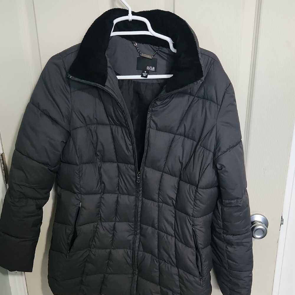 a.n.a Black Chain Detail Jacket